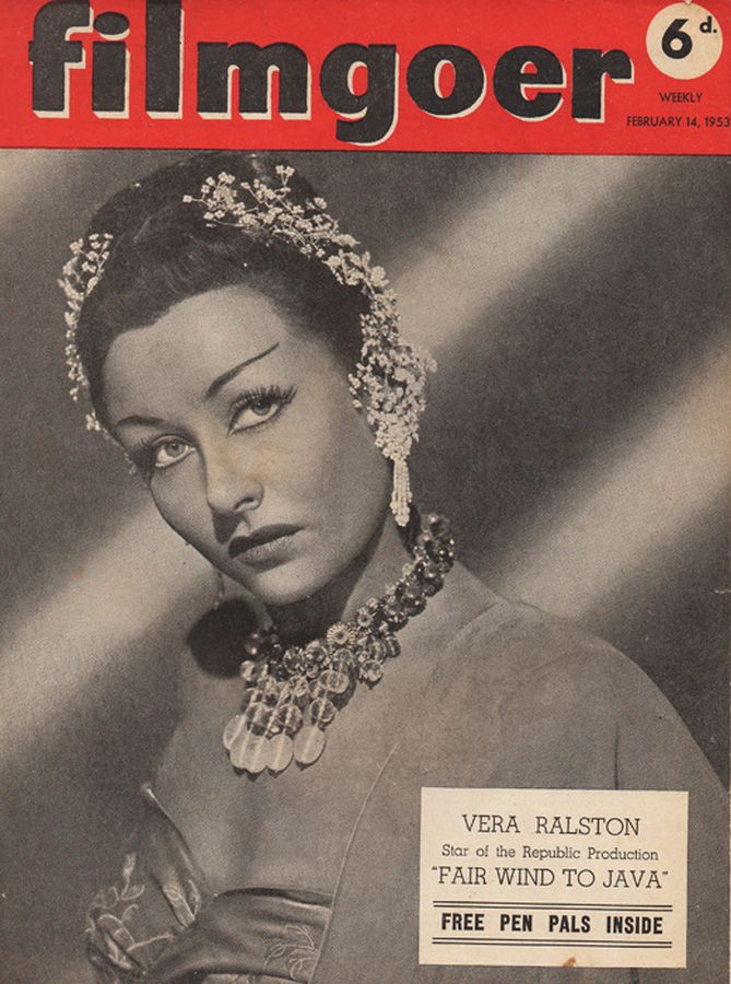 FILMGOER magazine side cover 14 February 1953