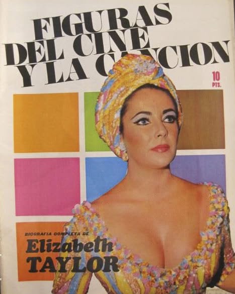 FIGURAS DEL CINE Y LA CANCION magazine side cover   