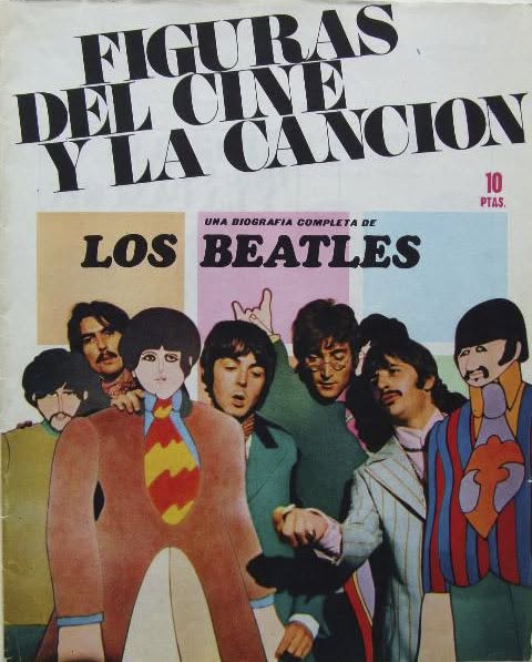 FIGURAS DEL CINE Y LA CANCION magazine side cover   