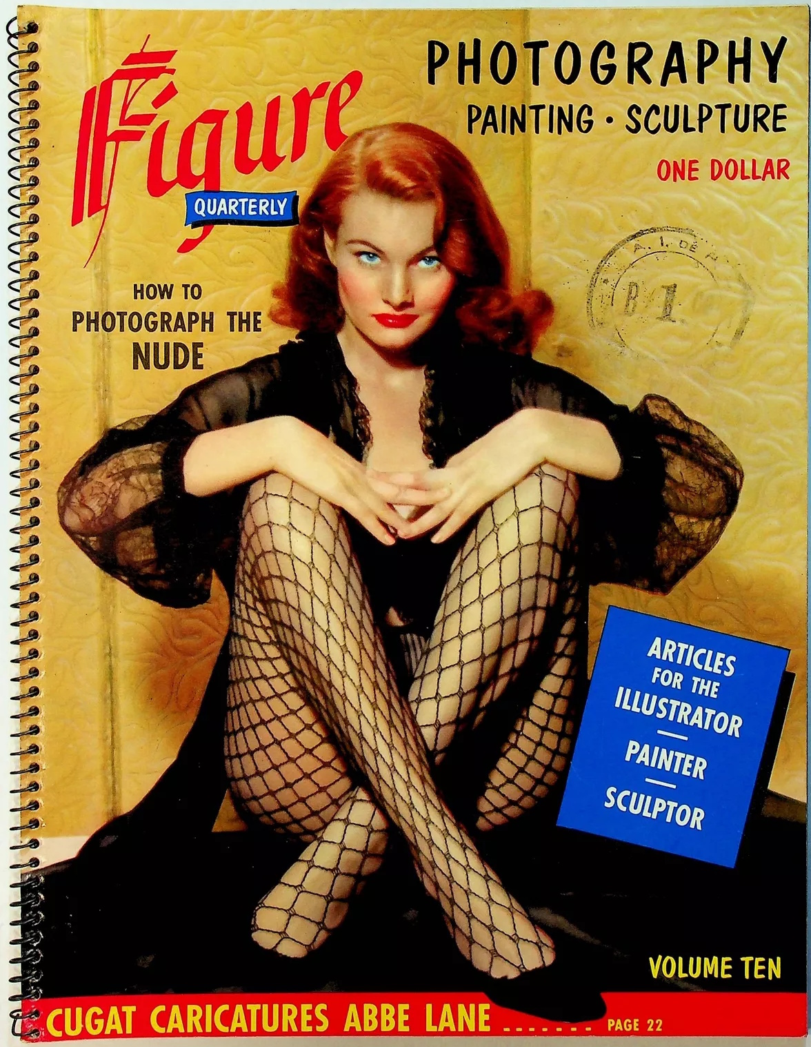 FIGURE USA magazine side cover Issue 10   1955