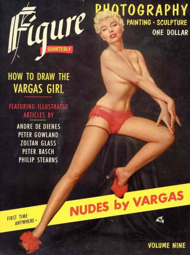 FIGURE USA magazine side cover Issue 9   1955