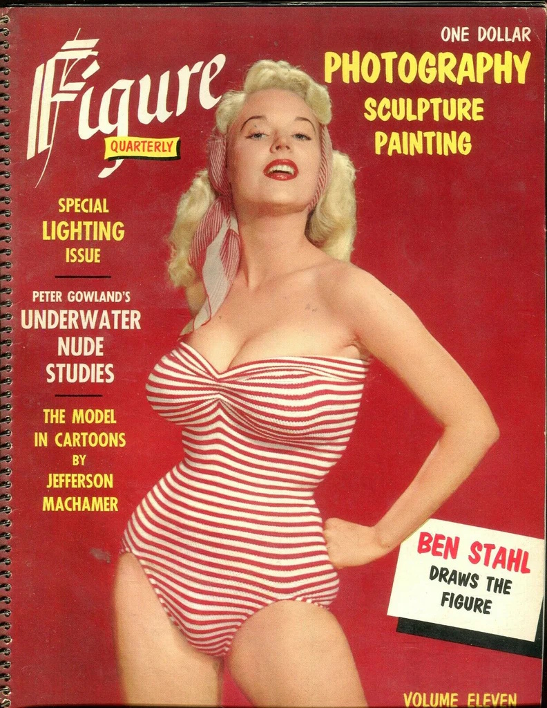 FIGURE USA magazine side cover Issue 11   1956
