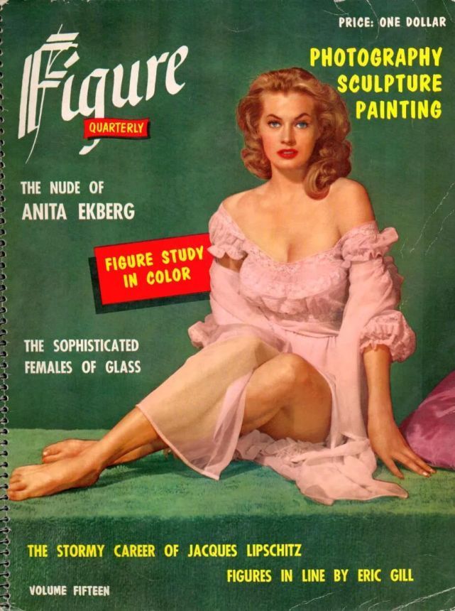 FIGURE USA magazine side cover Issue 15   1956