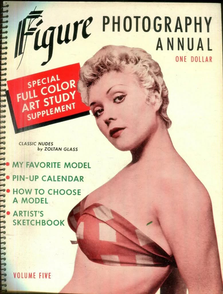 FIGURE USA magazine side cover  Vol 5   1954