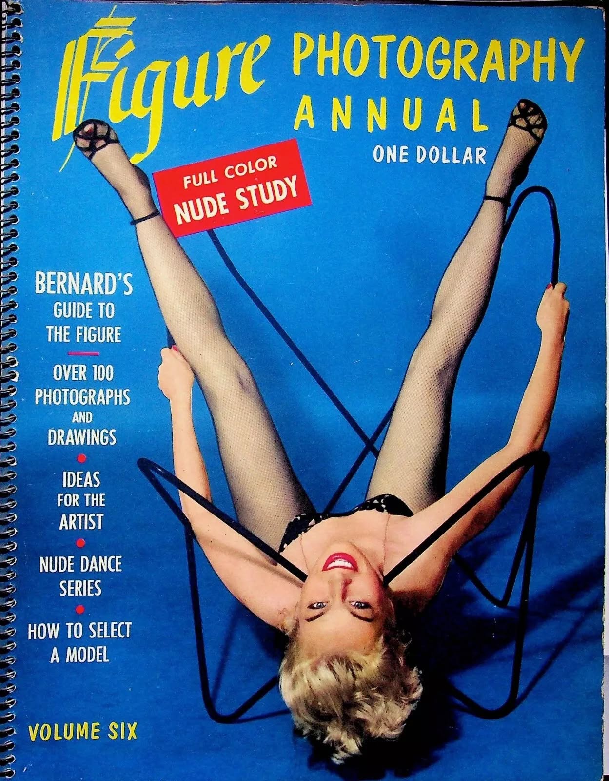 FIGURE USA magazine side cover  Vol 6   1954