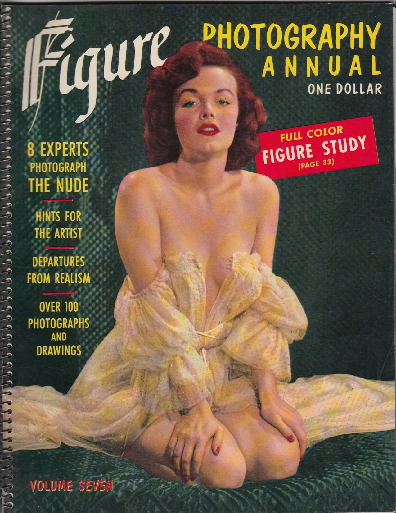 FIGURE USA magazine side cover  Vol 7   1955