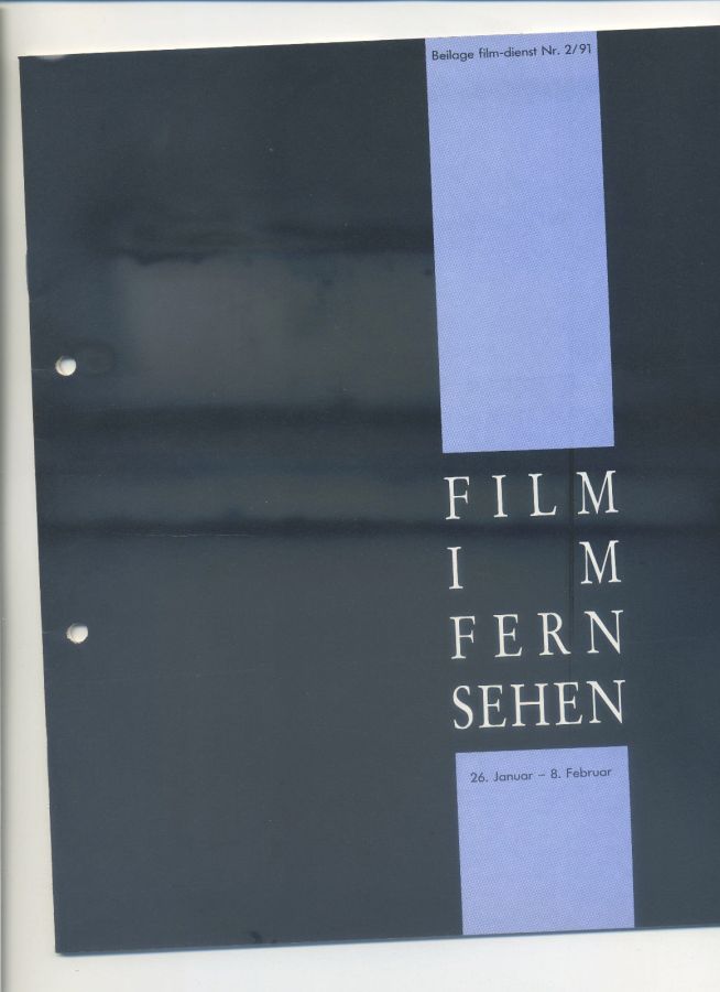 FILM IM FERNSEHEN magazine side cover Issue 2 26 January 1991