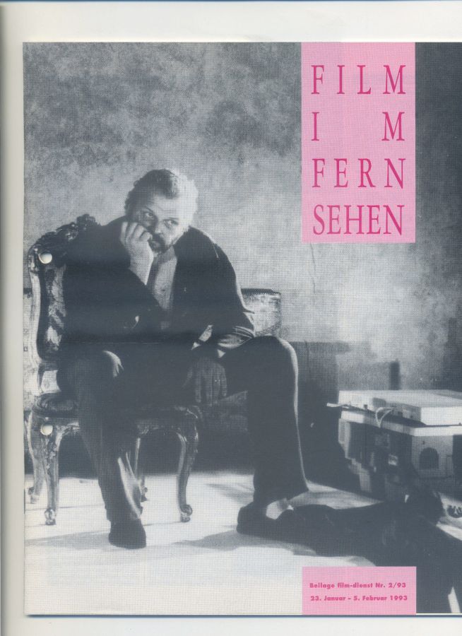 FILM IM FERNSEHEN magazine side cover Issue 2 23 January 1993