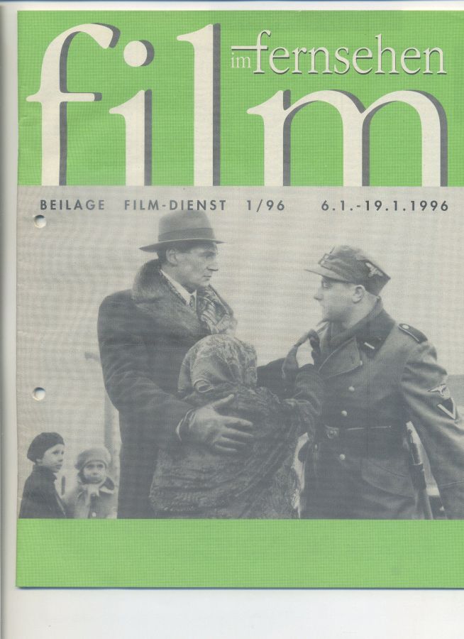 FILM IM FERNSEHEN magazine side cover Issue 1 6 January 1996