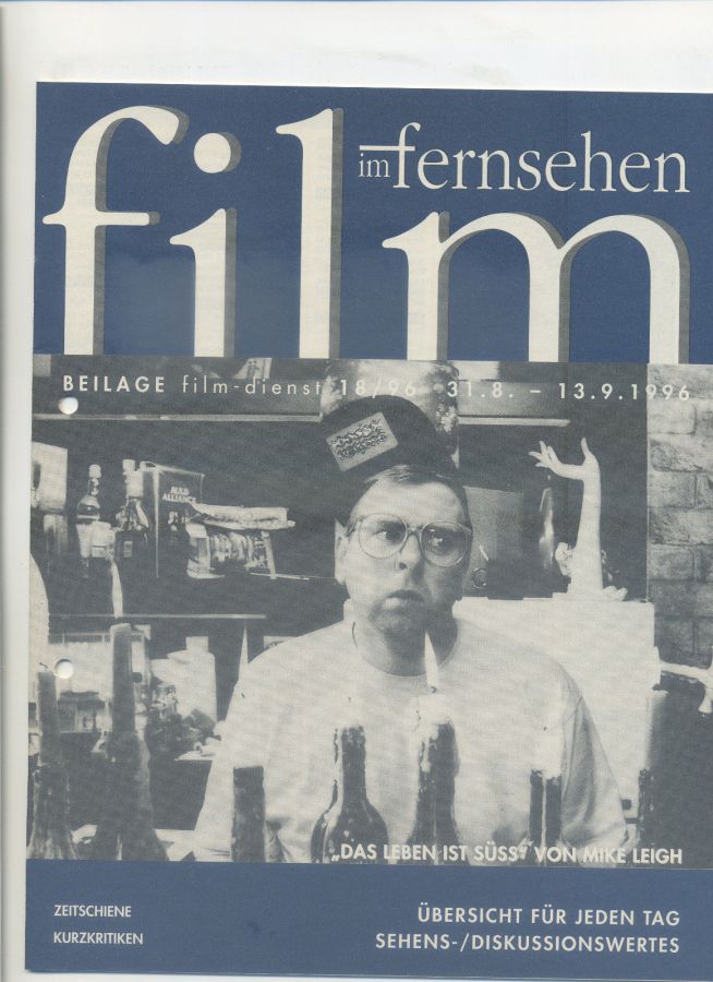 FILM IM FERNSEHEN magazine side cover Issue 18 31 August 1996