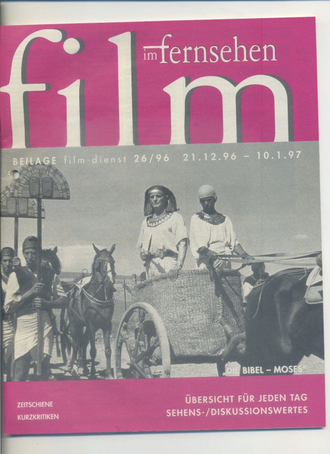 FILM IM FERNSEHEN magazine side cover Issue 26 21 December 1996