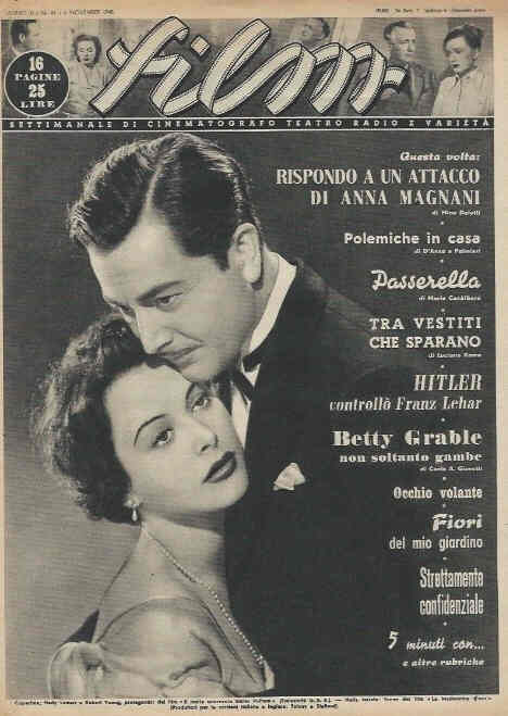 FILM (1938-50) magazine side cover Issue 41 6 November 1948
