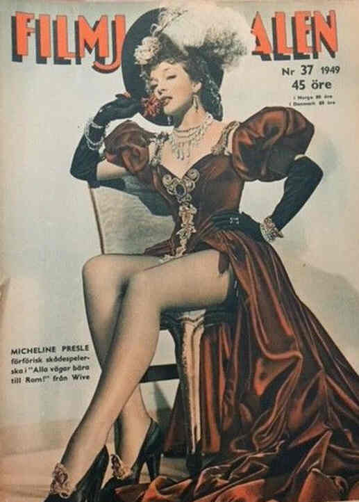 FILMJOURNALEN magazine side cover Issue 37   1949