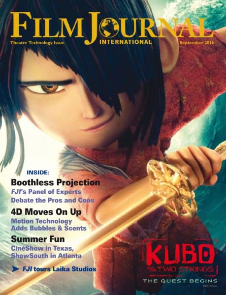 FILM JOURNAL INTERNATIONAL magazine side cover September 2016