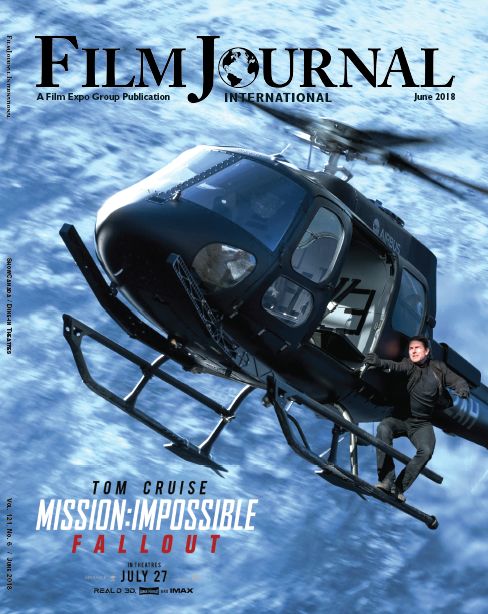 FILM JOURNAL INTERNATIONAL magazine side cover  June 2018