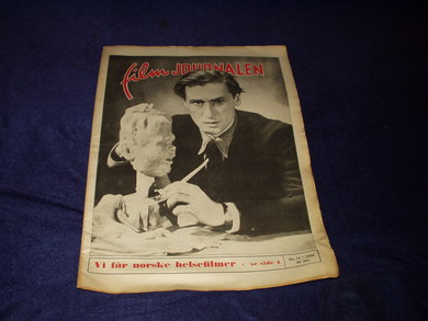 FILMJOURNALEN (Norway) magazine side cover Issue 11  1946