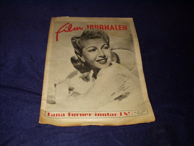 FILMJOURNALEN (Norway) magazine side cover Issue 12  1946