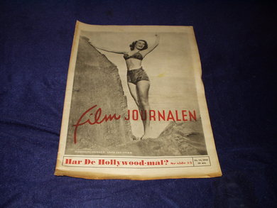 FILMJOURNALEN (Norway) magazine side cover Issue 14  1946