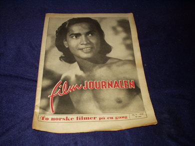 FILMJOURNALEN (Norway) magazine side cover Issue 9  1946