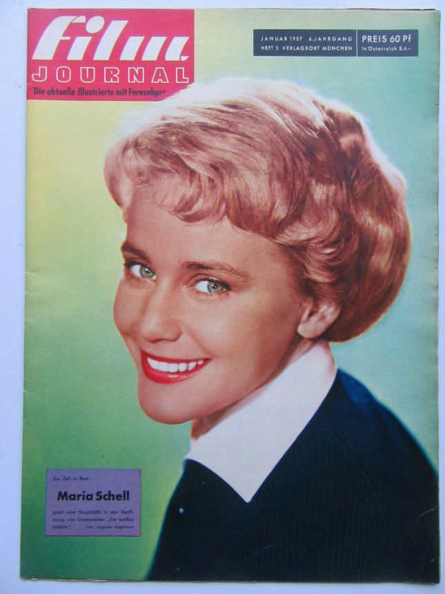 FILM JOURNAL (De) magazine side cover Issue 3  January 1957