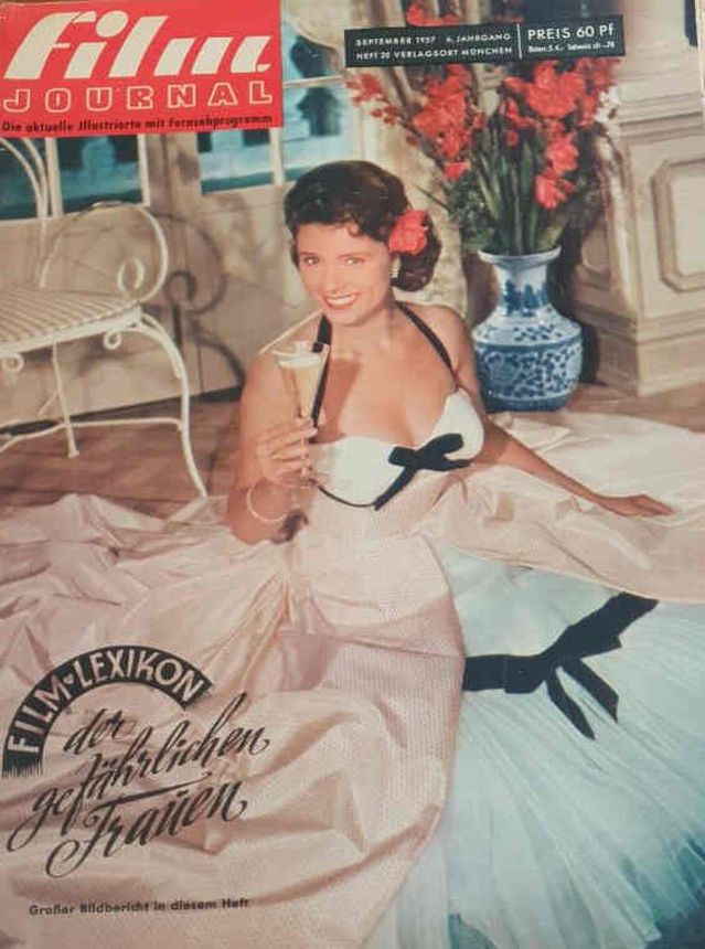 FILM JOURNAL (De) magazine side cover Issue 20  September 1957
