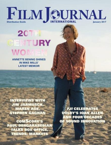 FILM JOURNAL INTERNATIONAL magazine side cover January 2017