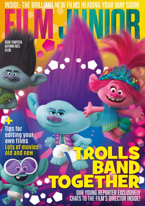 FILM STORIES JUNIOR magazine side cover Issue 14 Autumn 2023