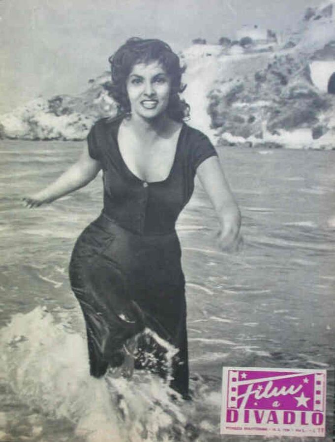 FILM A DIVADLO magazine side cover Issue 19 16 April 1958