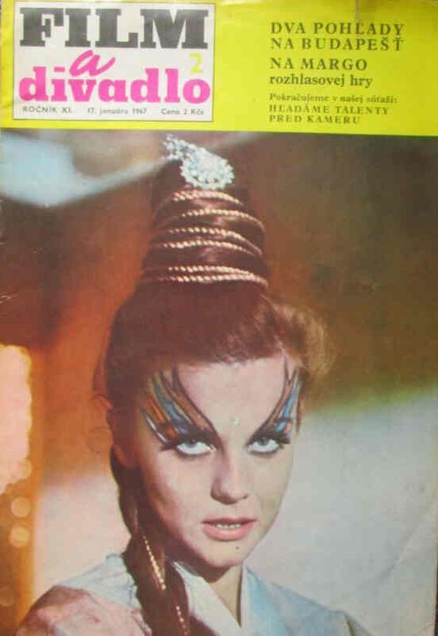 FILM A DIVADLO magazine side cover Issue 2 17 January 1967