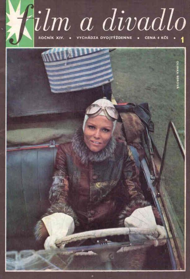 FILM A DIVADLO magazine side cover Issue 1   1970