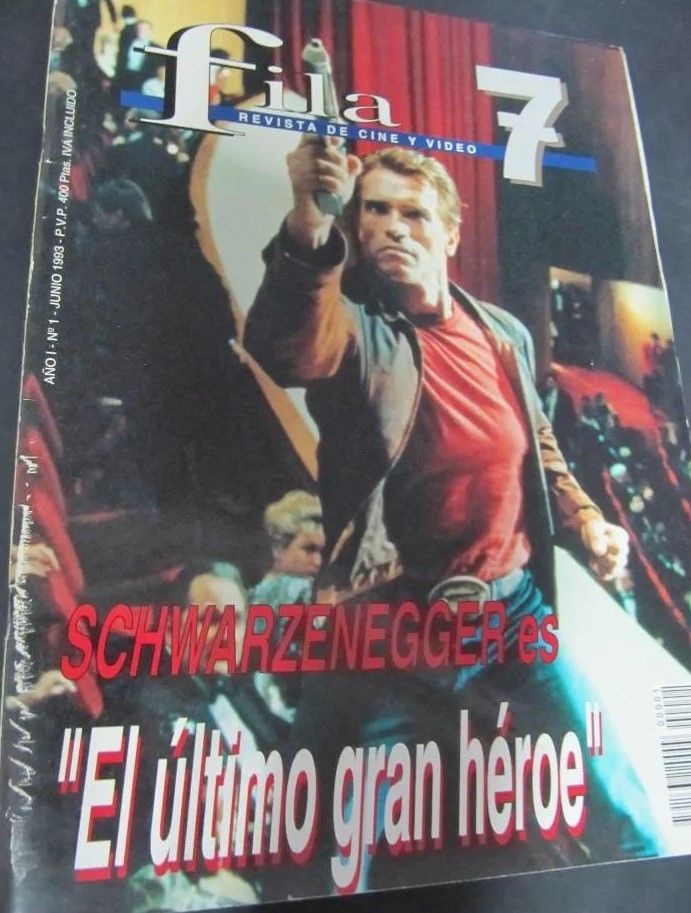 FILA 7 magazine side cover Issue 1  June 1993