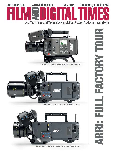 FILM AND DIGITAL TIMES magazine side cover Issue 65C November 2014