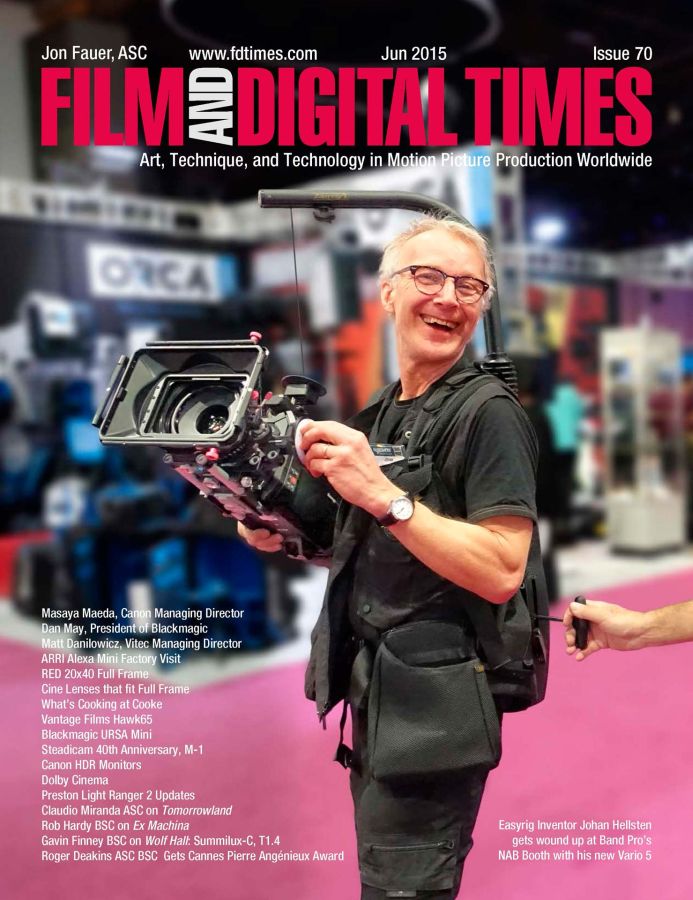 FILM AND DIGITAL TIMES magazine side cover Issue 70 June 2015