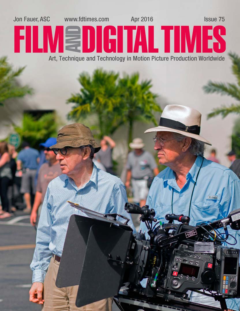 FILM AND DIGITAL TIMES magazine side cover Issue 75 April 2016