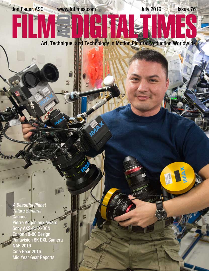 FILM AND DIGITAL TIMES magazine side cover Issue 76 July 2016