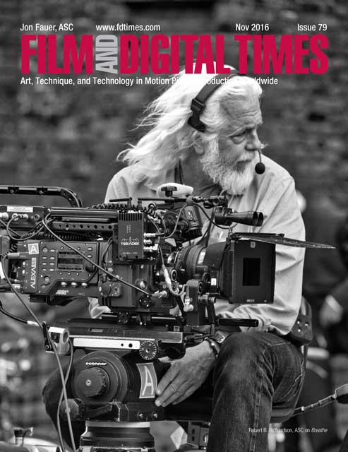 FILM AND DIGITAL TIMES magazine side cover Issue 79 November 2016