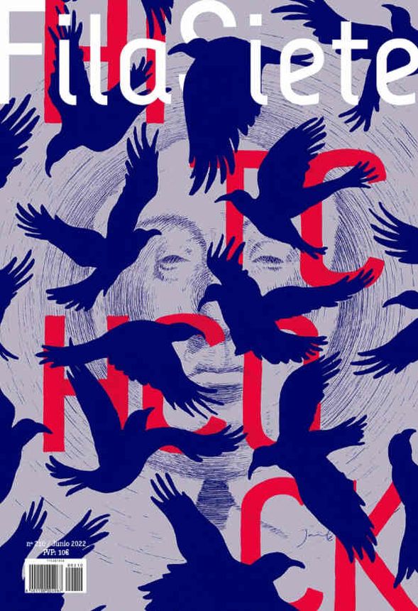 FILA SIETE magazine side cover Issue 210  June 2022