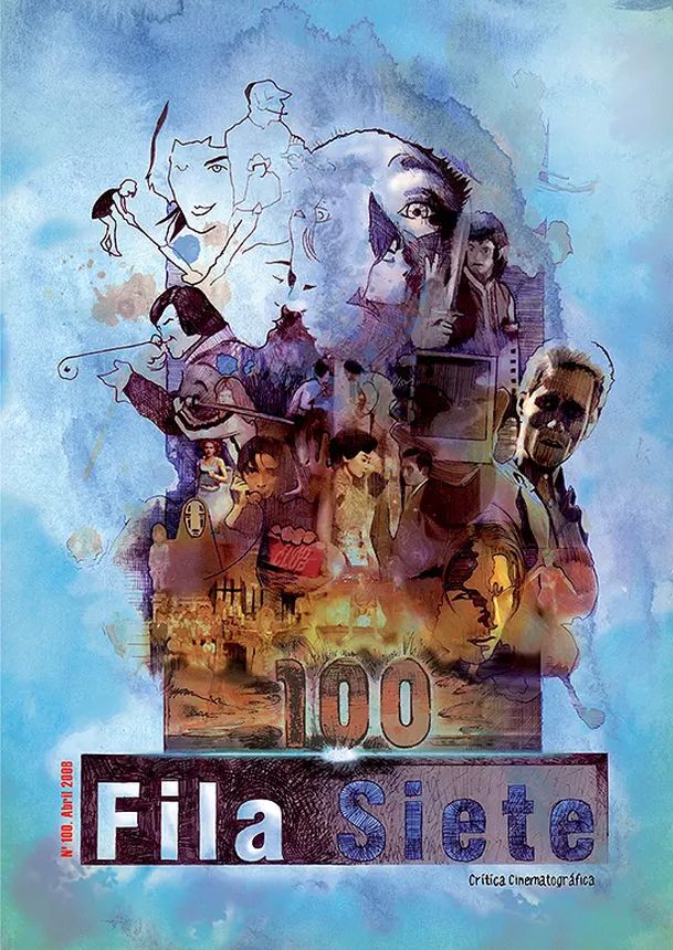 FILA SIETE magazine side cover Issue 100  April 2008