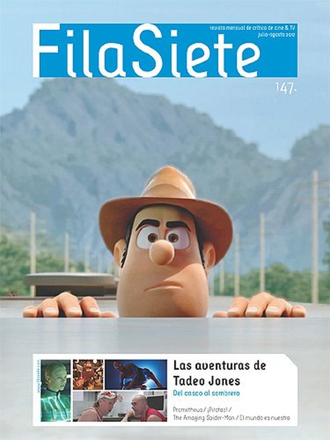 FILA SIETE magazine side cover Issue 147 July/August 2012