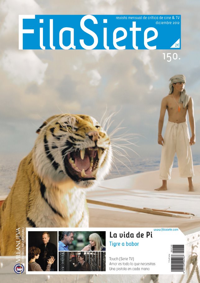 FILA SIETE magazine side cover Issue 150 December 2012
