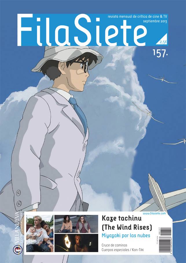 FILA SIETE magazine side cover Issue 157 September 2013