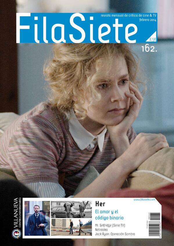 FILA SIETE magazine side cover Issue 162 February 2014