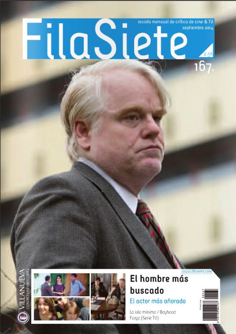 FILA SIETE magazine side cover Issue 167 September 2014