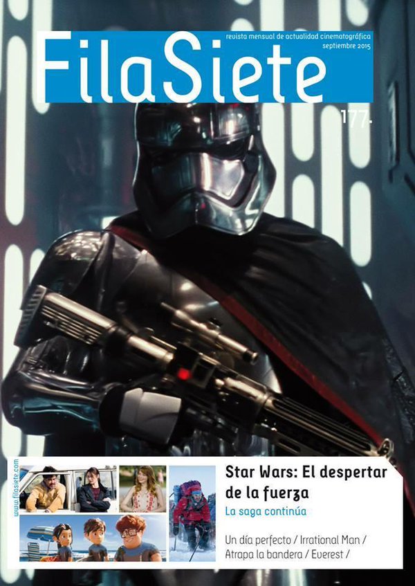 FILA SIETE magazine side cover Issue 177 September 2015
