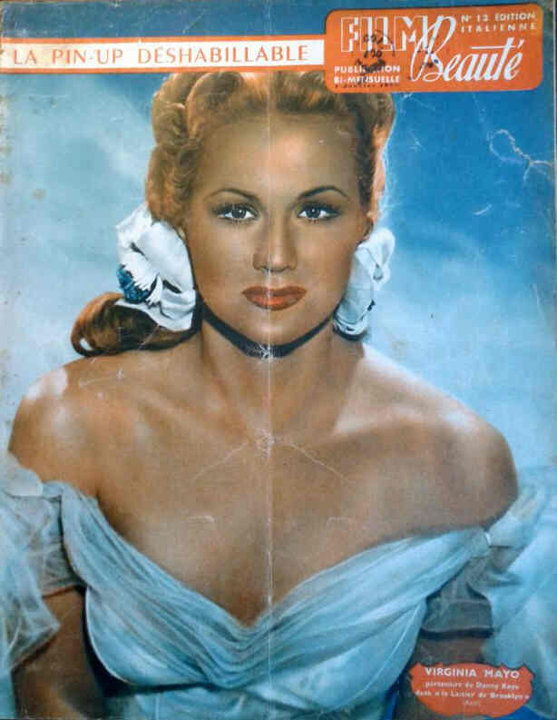 FILM BEAUTE (Italy) magazine side cover Issue 13  1950