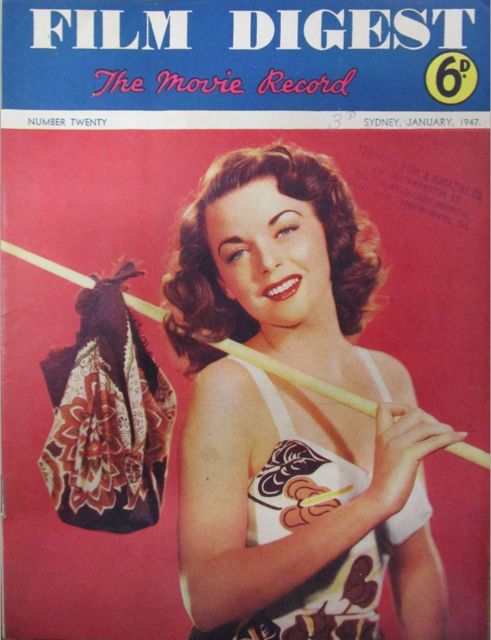 FILM DIGEST AND REVIEW magazine side cover Issue 20 January 1947
