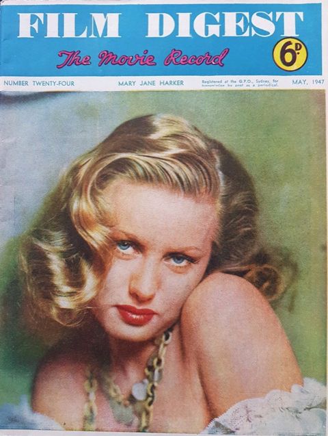 FILM DIGEST AND REVIEW magazine side cover Issue 24  May 1947