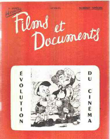 FILMS ET DOCUMENTS magazine side cover  Special   1950