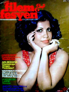 FILEM AND FESYEN magazine side cover Issue 80 April 1977