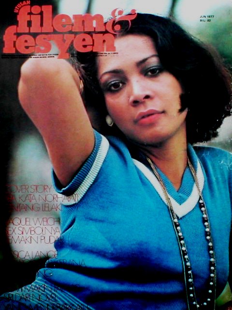 FILEM AND FESYEN magazine side cover Issue 82 June 1977